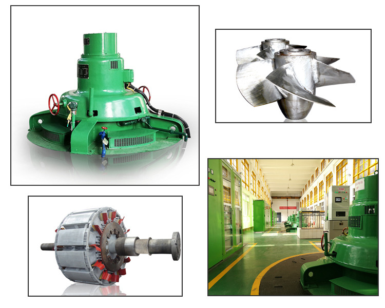 A produção de energia limpa com o gerador de turbina de água varia de acordo com o tamanho e o projeto