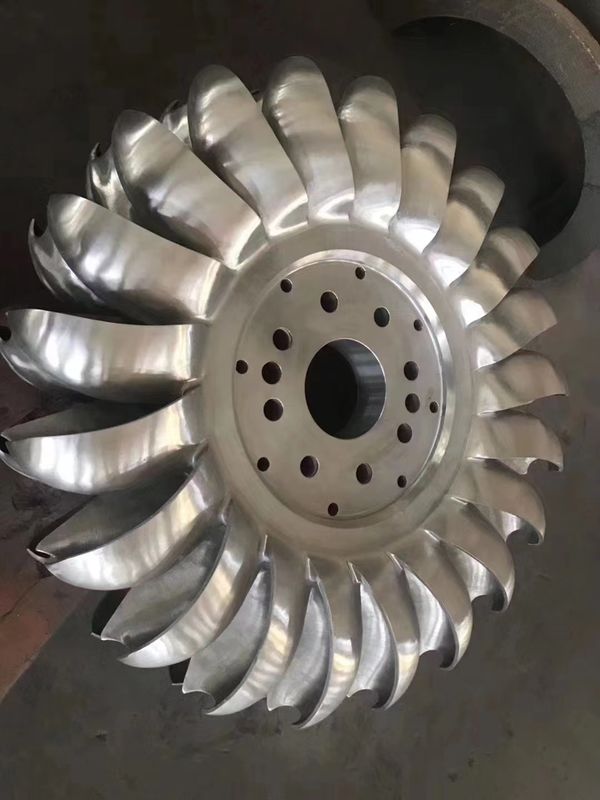Diâmetro de entrada personalizado 1-5 metros Corredor de turbina hidráulica com velocidade nominal do rotor 100rpm 200rpm 300rpm 500rpm 1000rpm