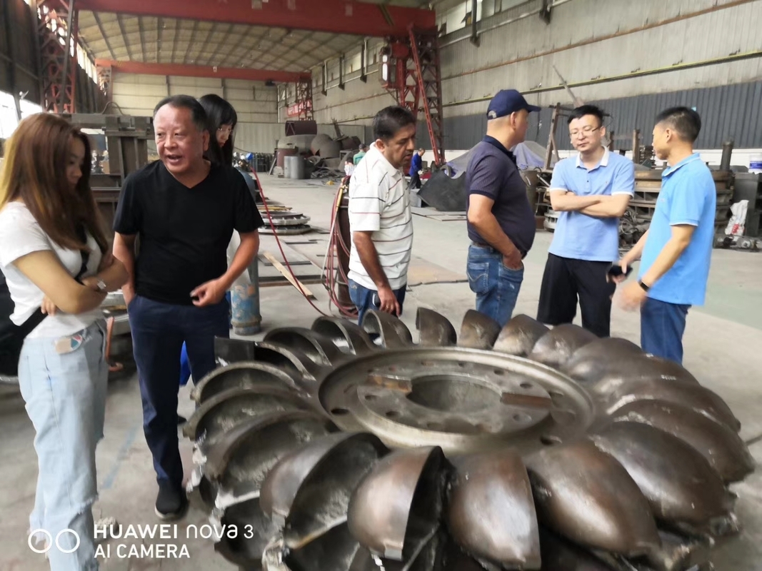 Stainless Steel Hydro Turbine Runner with 1-100 MW Rated Power and Customized Blade Width for Renewable Energy Projects