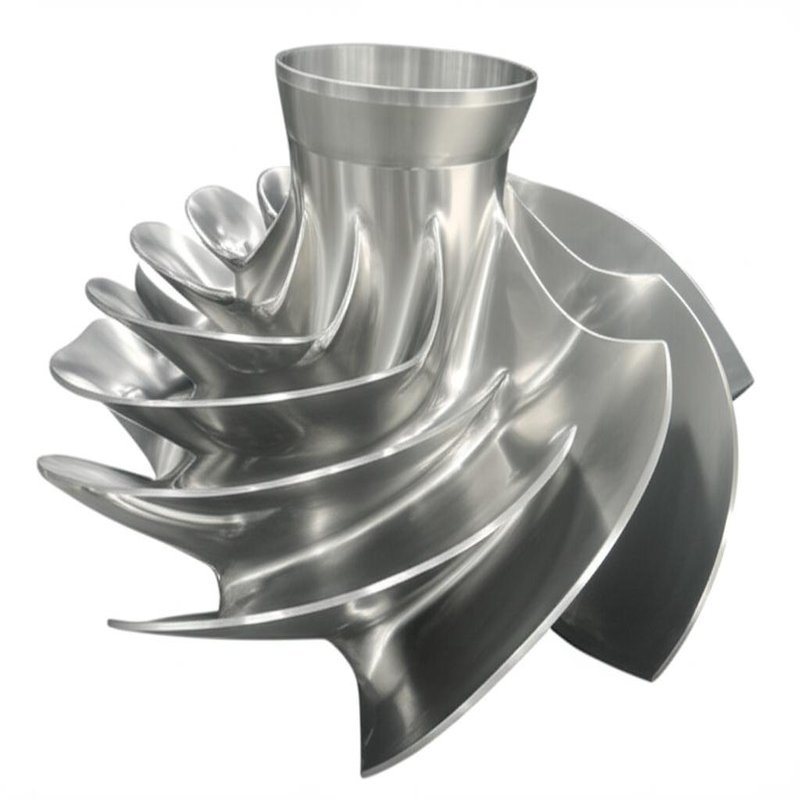 Rotor de Turbina Hidráulica com Faixa de Velocidade de 150RPM-1000RPM, Largura da Pá Personalizada e Diâmetro do Rotor de 0,5-10 Metros