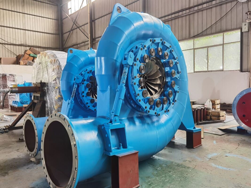 Francis Turbine Generator com 300kW-20MW Power Range e Soft Start Technology