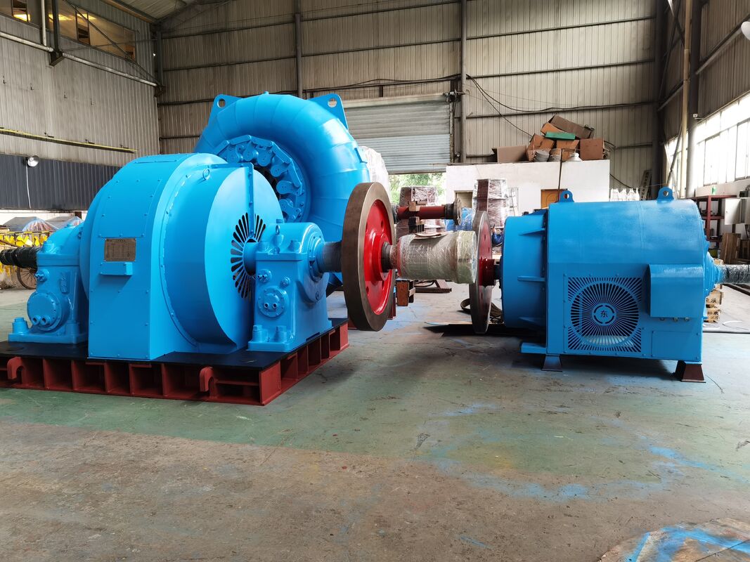 Francis Turbine Generator com 300kW-20MW Power Range e Soft Start Technology