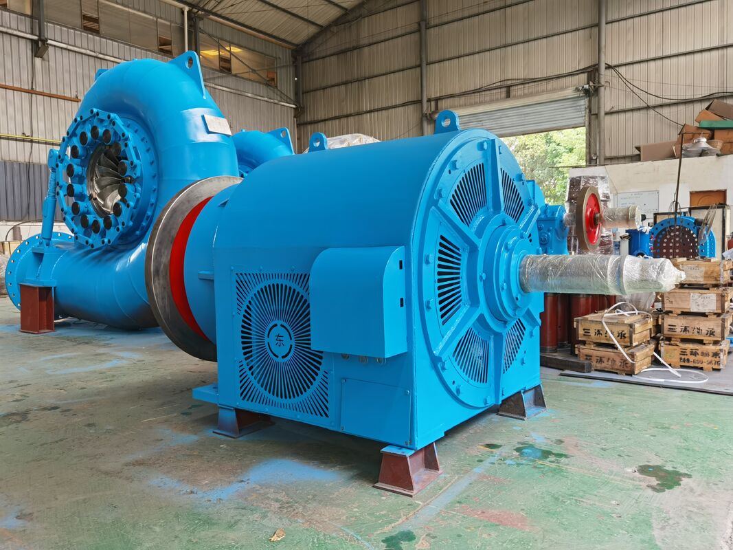 Francis Turbine Generator com 300kW-20MW Power Range e Soft Start Technology