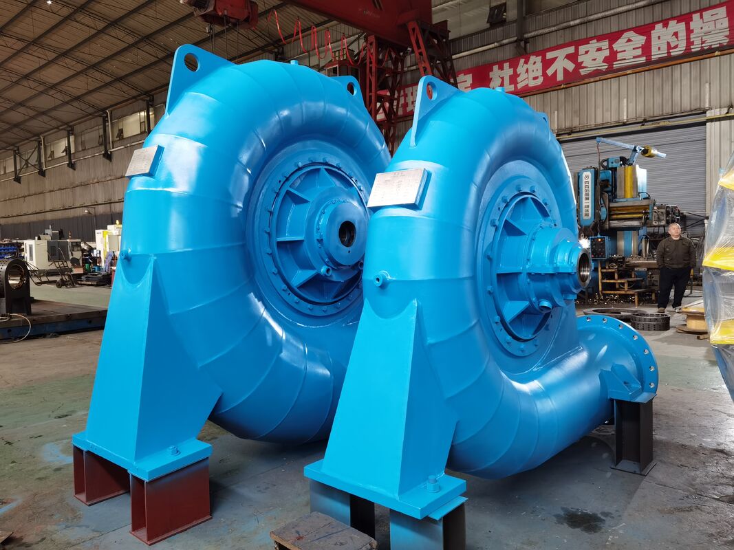 Francis Turbine Generator com 300kW-20MW Power Range e Soft Start Technology