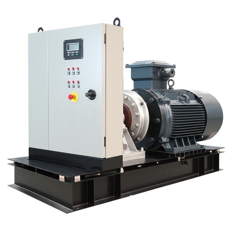 Gerador de turbina turbo com 15 a 300 metros de autonomia e painel de controlo integrado 5 em 1 para uma potência de saída de até vários MW