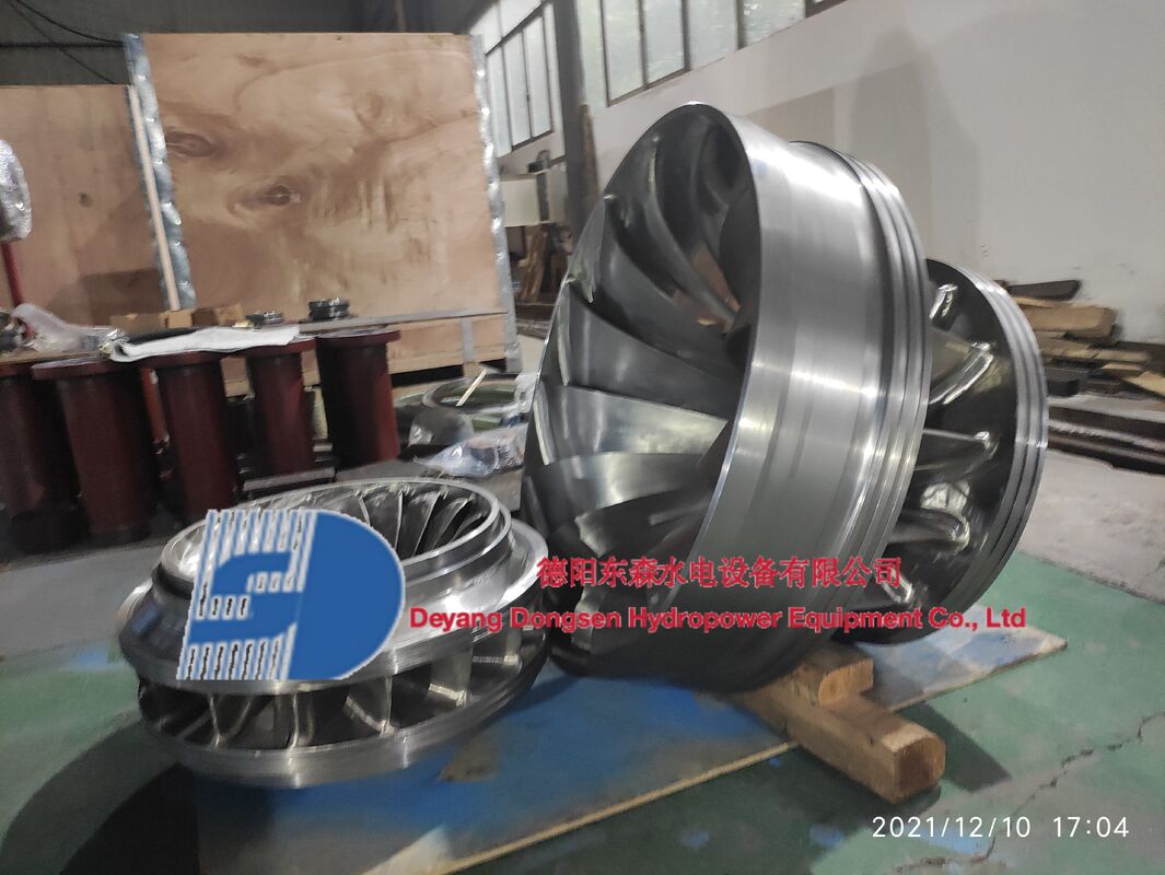 Rotor de Turbina Hidráulica em Aço Inoxidável com Dimensões de Pás Personalizáveis para Aplicações de Hidrelétricas de 1-10 MW