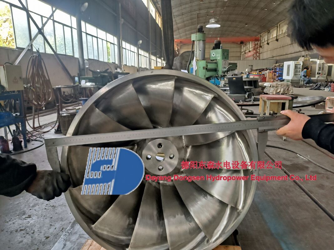 Rotor de Turbina Hidráulica em Aço Inoxidável com Dimensões de Pás Personalizáveis para Aplicações de Hidrelétricas de 1-10 MW