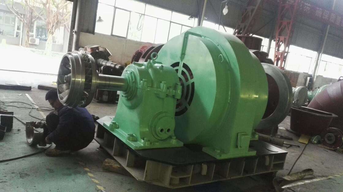 Modo de Controle Automático Gerador de Turbina Francis com Layout Horizontal ou Vertical e Velocidade Nominal de 450-1000RPM para Geração de Energia