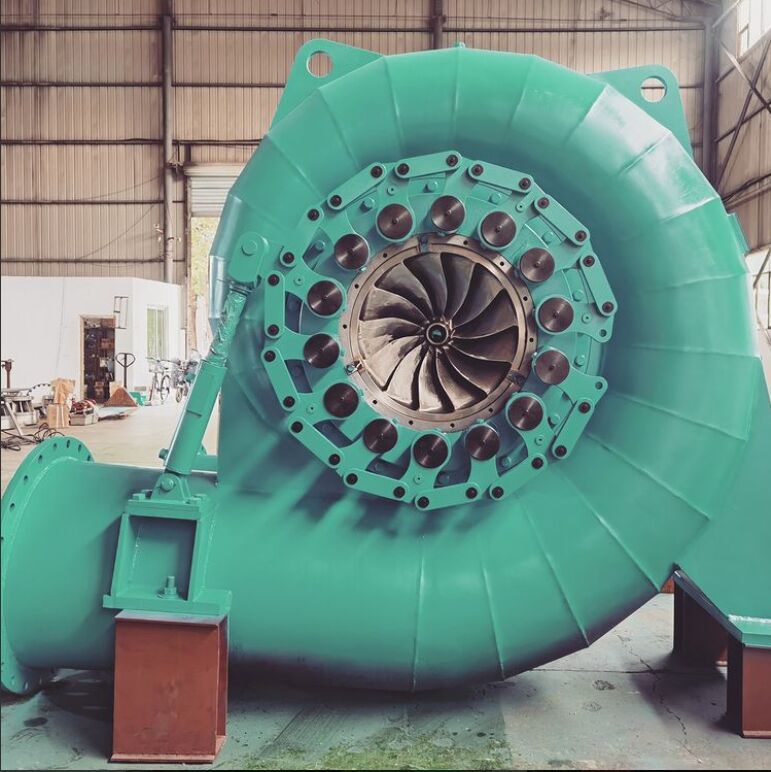 Modo de Controle Automático Gerador de Turbina Francis com Layout Horizontal ou Vertical e Velocidade Nominal de 450-1000RPM para Geração de Energia