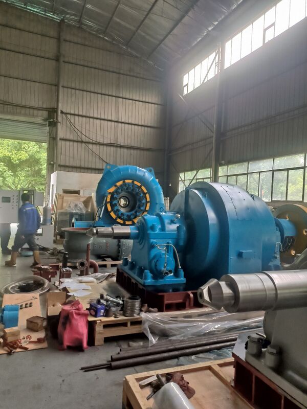 Gerador de turbina Francis de aço inoxidável com modo de controle automático e 450-1000 RPM para soluções de energia hidrelétrica