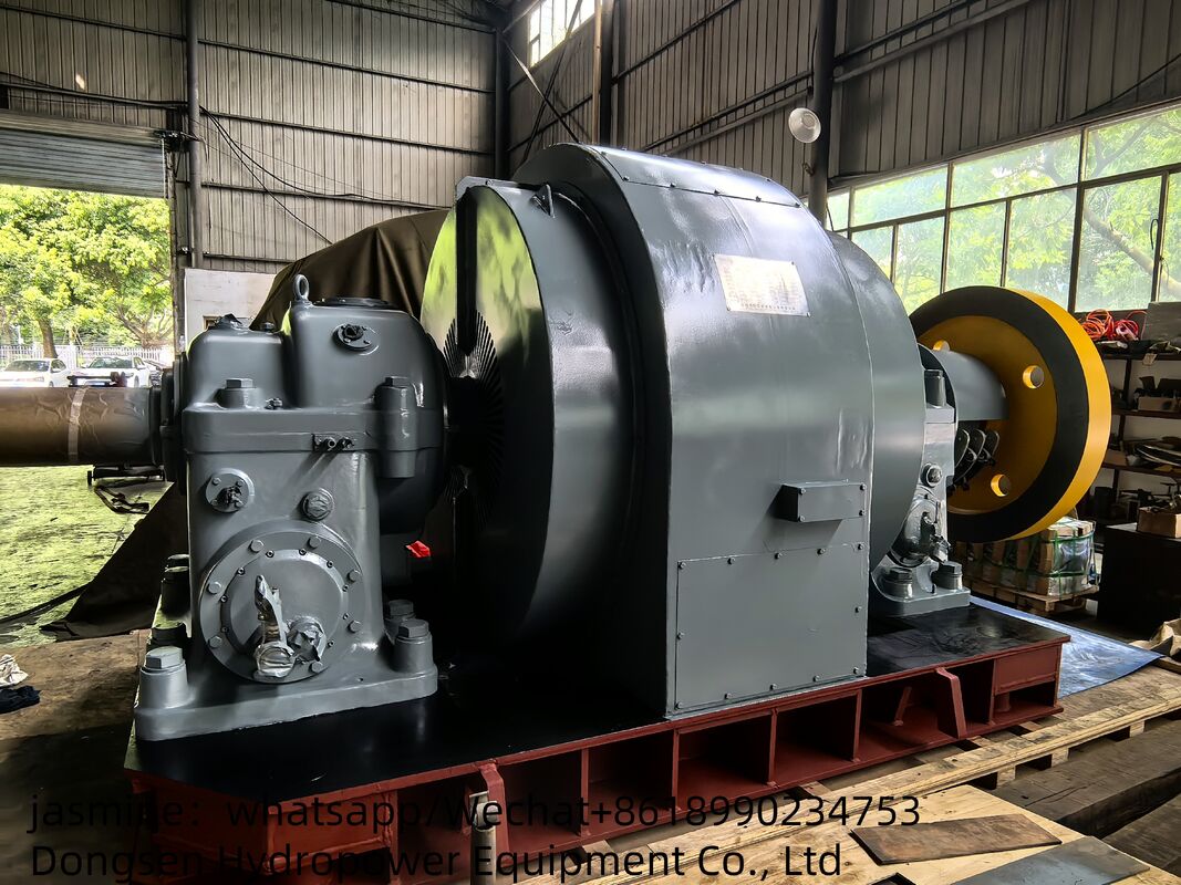 Modo de controle automático Gerador de turbina de água Francis Equipamento de energia hidrelétrica durável para projetos de energia renovável