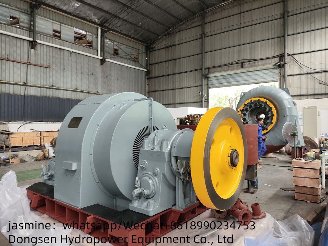 Nível de Proteção IP54 Gerador de Turbina Francis com Layout Horizontal ou Vertical e Vida Útil de 30~50 Anos para Soluções de Energia Renovável