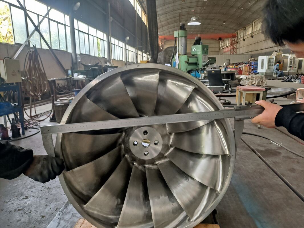 Rotor de Turbina Hidráulica de Alta Eficiência 92% para Alta Pressão de 10 MPa com Número de Pás Personalizável