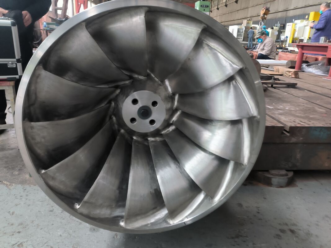 Rotor de Turbina Hidráulica de Alta Eficiência 92% para Alta Pressão de 10 MPa com Número de Pás Personalizável