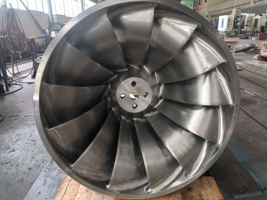 Rotor de Turbina Hidráulica de Alta Eficiência 92% para Alta Pressão de 10 MPa com Número de Pás Personalizável