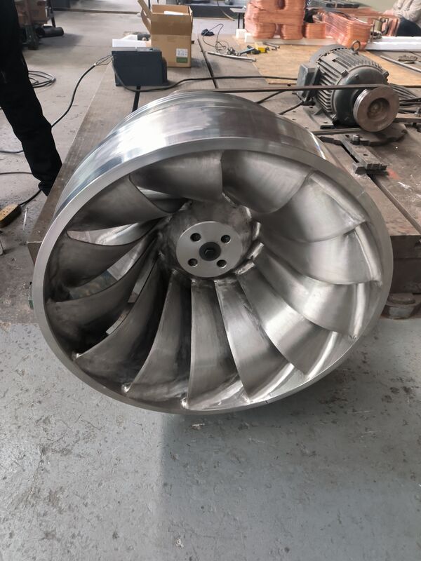 Rotor de Turbina Hidráulica de Alta Eficiência 92% para Alta Pressão de 10 MPa com Número de Pás Personalizável