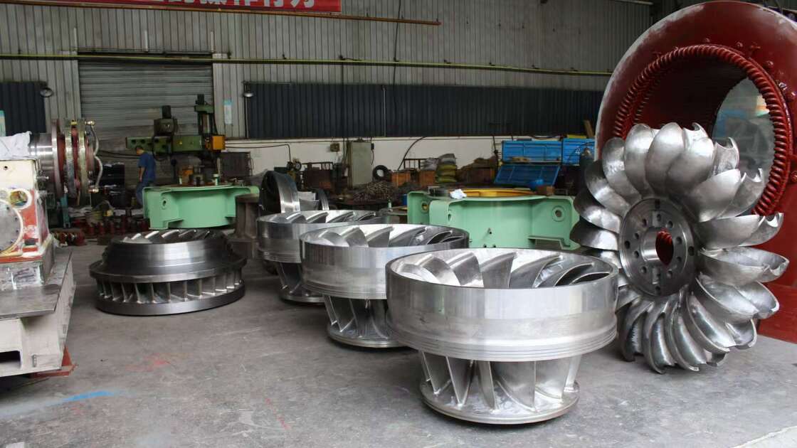 Corredor de turbina hidráulica de alta eficiência com pressão de entrada de 10 MPa e espessura de lâmina personalizável para um desempenho hidráulico ideal
