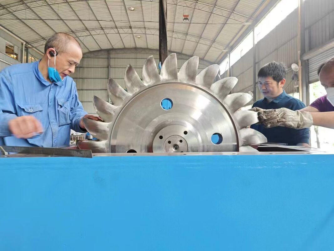 Turbina Hidrelétrica com Rotor Certificado ISO 9001 com Configurações de 3 a 10 Pás para 92% de Eficiência na Geração de Energia Hidrelétrica