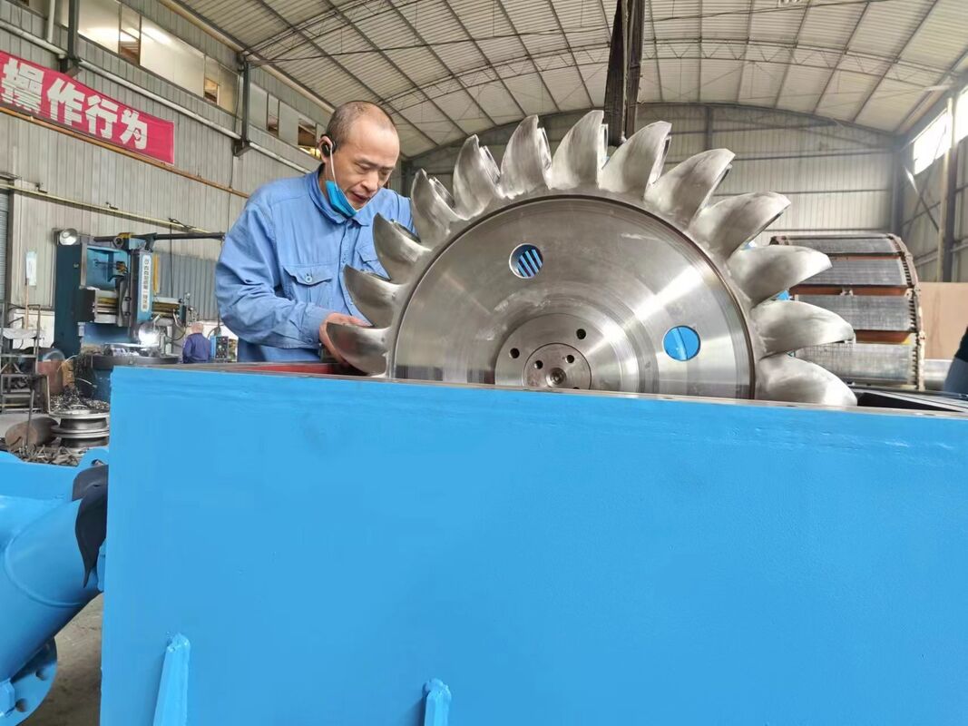 Turbina Hidrelétrica com Rotor Certificado ISO 9001 com Configurações de 3 a 10 Pás para 92% de Eficiência na Geração de Energia Hidrelétrica