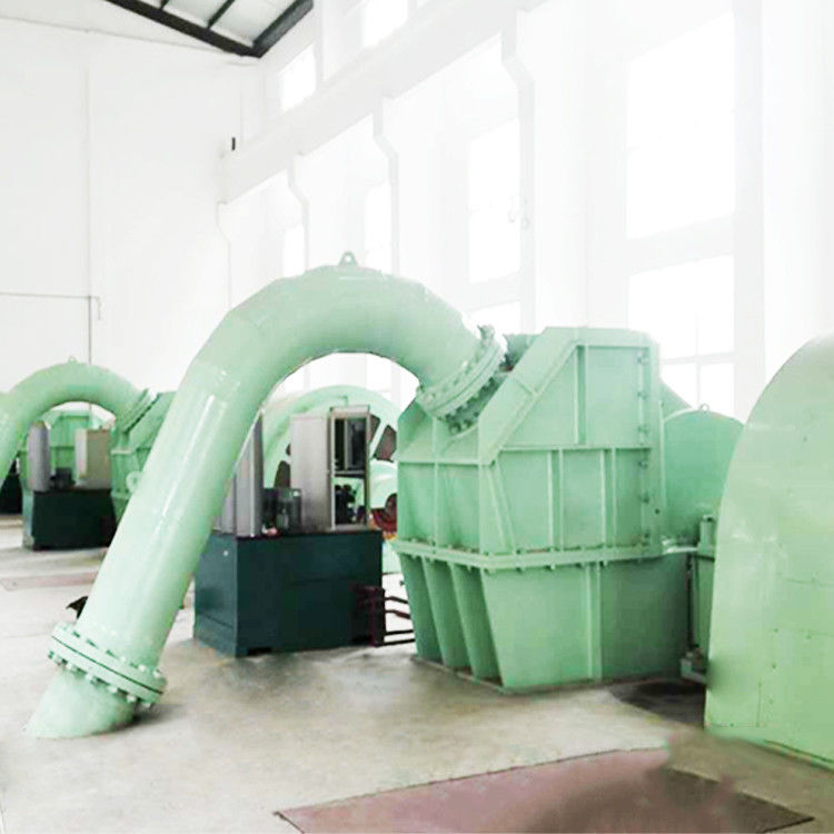 Gerador de turbina de Pelton hidrelétrico Alto desempenho de cabeça para geração de energia a 600RPM e cabeça de projeto de 100m a 700m