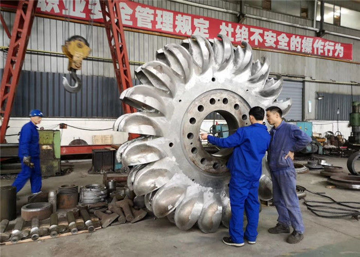 Diâmetro 200 mm Pelton Wheel Turbine Generator Variable Speed Projetado para maximizar a extração de energia em usinas hidrelétricas