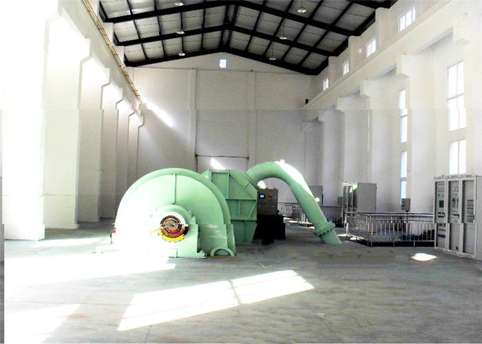 Diâmetro 200 mm Turbina de Pelton de cabeça alta, incluindo sistema de excitação estática ou sem escovas, concebida para energia hidroelétrica
