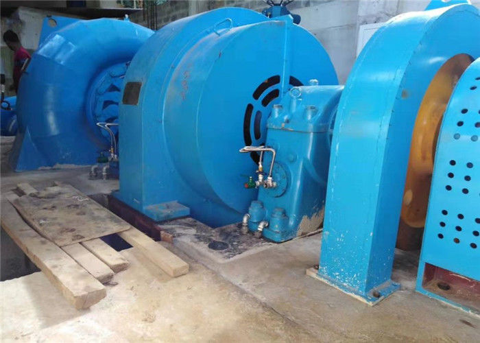 Gerador de turbina hidráulica personalizado de aço aço inoxidável 450-1000rpm para cabeças de água 5m-500m