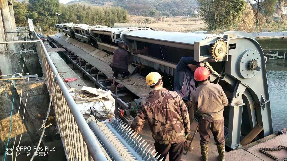 Máquina de limpeza de prateleiras de lixo OEM com espessura de 4,5 a 16 mm e intervalo de grade de 0,39 a 15 mm para manutenção da entrada de água