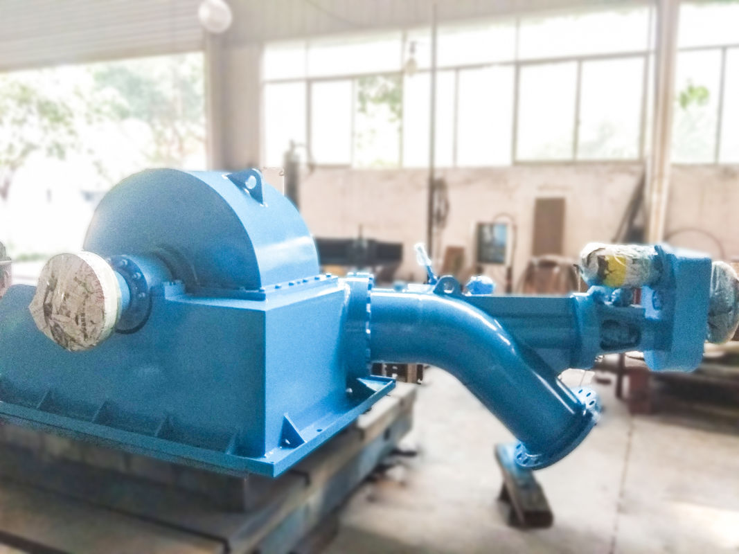 Gerador de turbina Turgo com corredor de aço inoxidável 50-400m cabeça nominal e válvula borboleta para soluções de energia fora da rede ou na rede