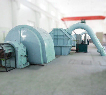 Diâmetro 200 mm Turbina de Pelton de cabeça alta, incluindo sistema de excitação estática ou sem escovas, concebida para energia hidroelétrica