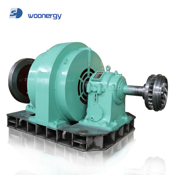 Gerador de turbina hidráulica personalizado de aço aço inoxidável 450-1000rpm para cabeças de água 5m-500m