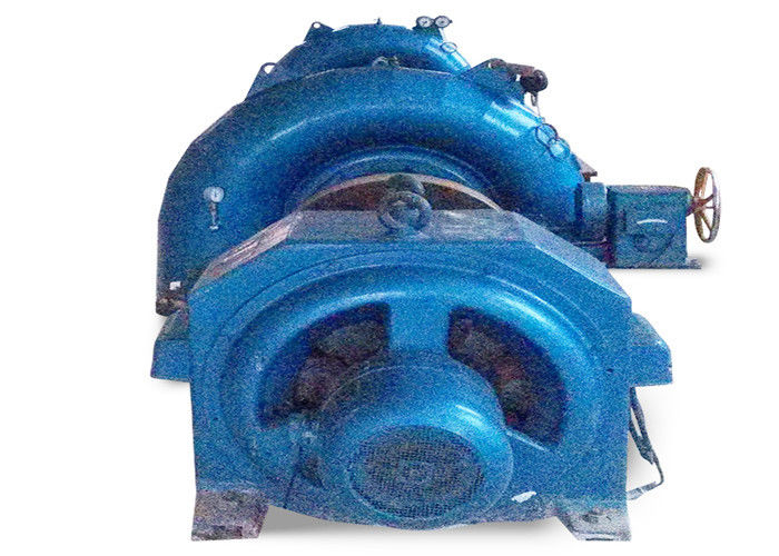 Faixa de velocidade 150RPM 1000RPM Francis gerador de turbina hidráulica de suporte de fluxo 3,21 a 14,9 M3s Produção de energia sustentável