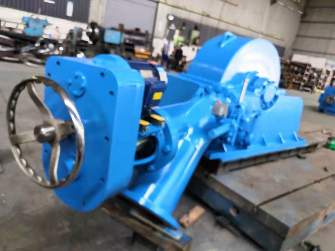 Diâmetro 350 a 400 mm Gerador de turbina turbo com alternador síncrono Especificações azuis ou personalizadas Adequadas para soluções de energia