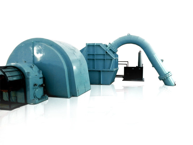 Diâmetro 200 mm Turbina de Pelton de cabeça alta, incluindo sistema de excitação estática ou sem escovas, concebida para energia hidroelétrica