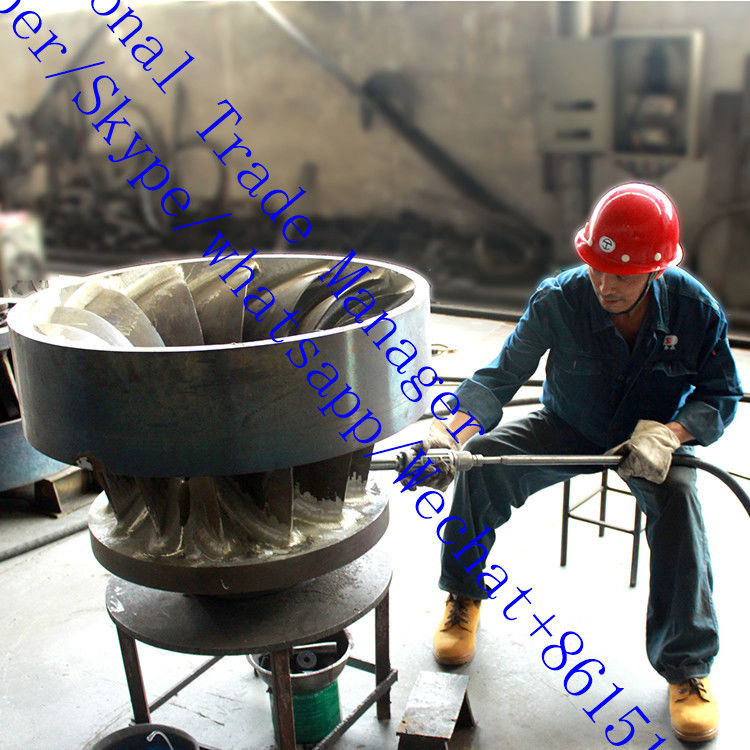 Gerador de turbina Francis de 2000 kW com aço e ligas de alta resistência e modo de controle automático para produção de energia