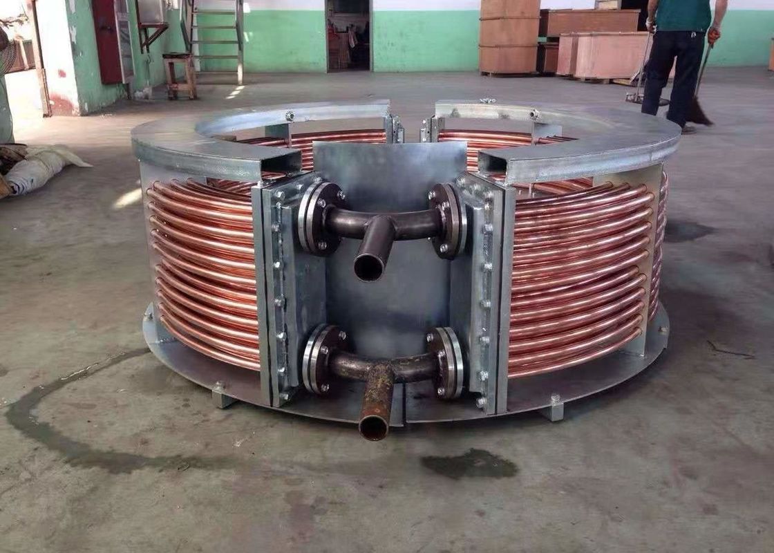 Frigorífico de óleo hidráulico montado na parede industrial 10-50 kg para tubos de fluido Faixa de temperatura de funcionamento 0-80 °C Desempenho