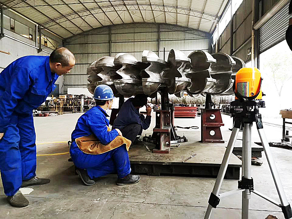 500-3000r/min Distância de velocidade Gerador de turbina tipo Pelton com modo de excitação sem escovas