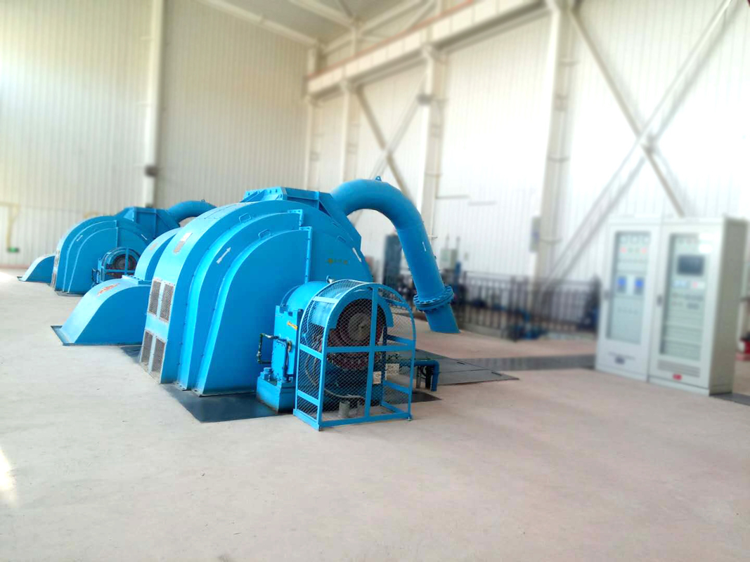 Grade de proteção IP54 Gerador de turbina tipo Pelton para geração de energia em ferro fundido/aço inoxidável