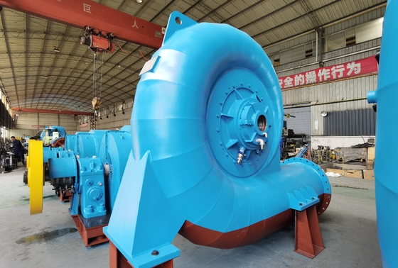 Eficiência elevada Francis Turbine Generator Hydro Power Francis Water Turbines