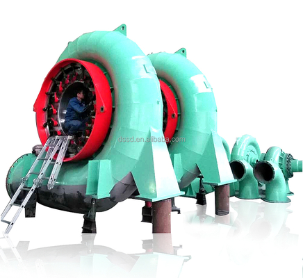 Gerador de Turbina Hidráulica Francis 400V 800V 6,3kV 10kV 10m-300M Aço Inoxidável