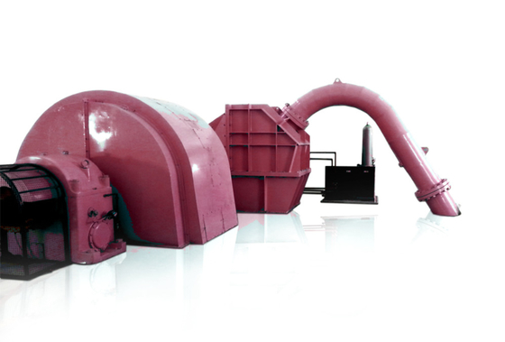Gerador de turbina de Pelton personalizado de alta cabeça com alta eficiência de 88-96%