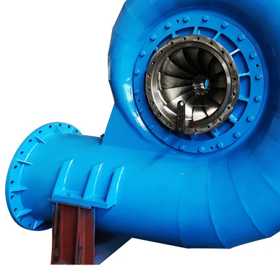 Gerador de turbina de água com método de instalação horizontal