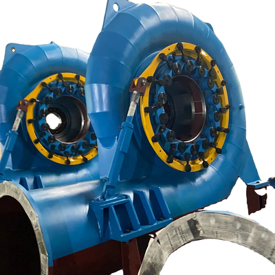 Ferro inoxidável Corredor de material Francis gerador de turbina com controle automático