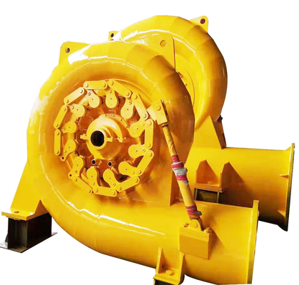 50 anos de vida útil Gerador de turbina Francis com 90-96% de eficiência