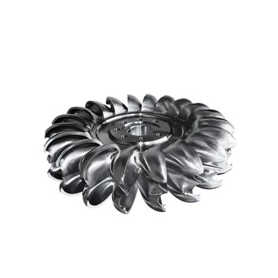 Eficiência 85-95% Gerador de turbina Pelton com garantia de excitação sem escovas