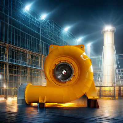 20m-300m cabeça de água nominal Francis gerador de turbina de água com controle automático