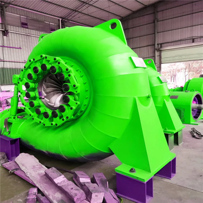 Turbina hidráulica Francis de aço / aço inoxidável projetada para cabeça de água 5m-500m