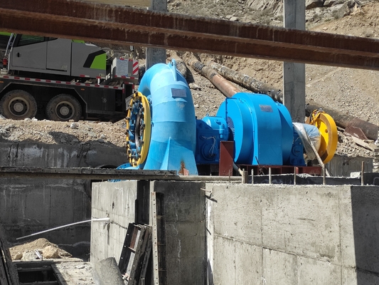 Ferro aço inoxidável Turbina de água de alta altura Durabilidade Para 5m-500m cabeça de água