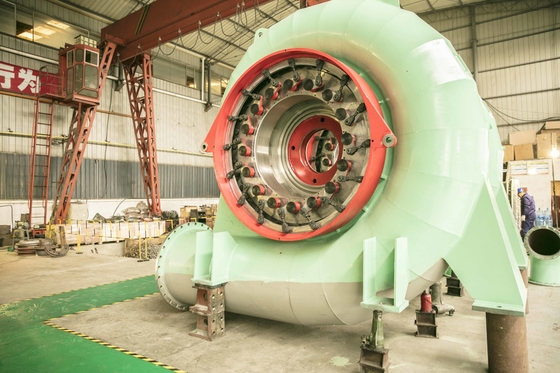 Turbina de água personalizável 200kw-20mw Potência de saída 300-3000rpm Faixa de velocidade