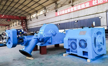 Gerador de turbina de água vertical 500-3000rpm 50-400m Cabeça Frequência 50Hz/60Hz